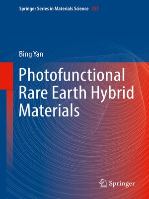 cover image of Photofunctional Rare Earth Hybrid Materials